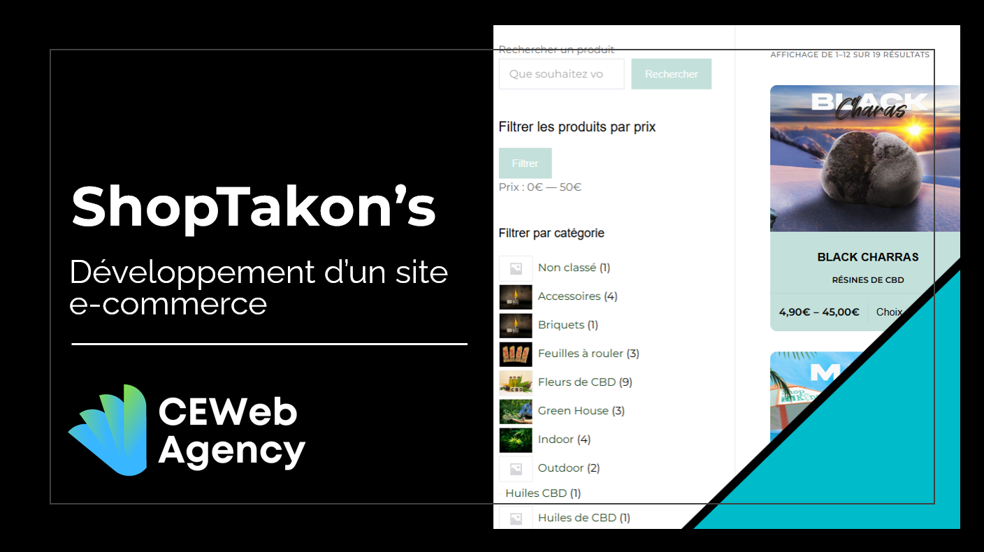 ShopTakon's - Développement d'un site E-Commerce